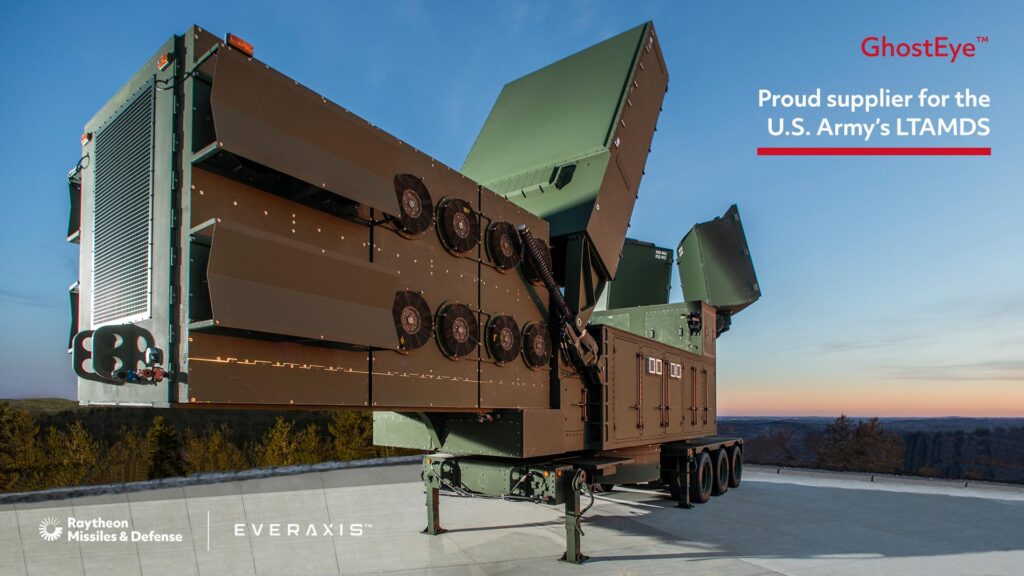 Everaxis is the Proud supplier of custom integrated rotating systems for the U.S. Army’s LTAMDS with RAYTHEON  